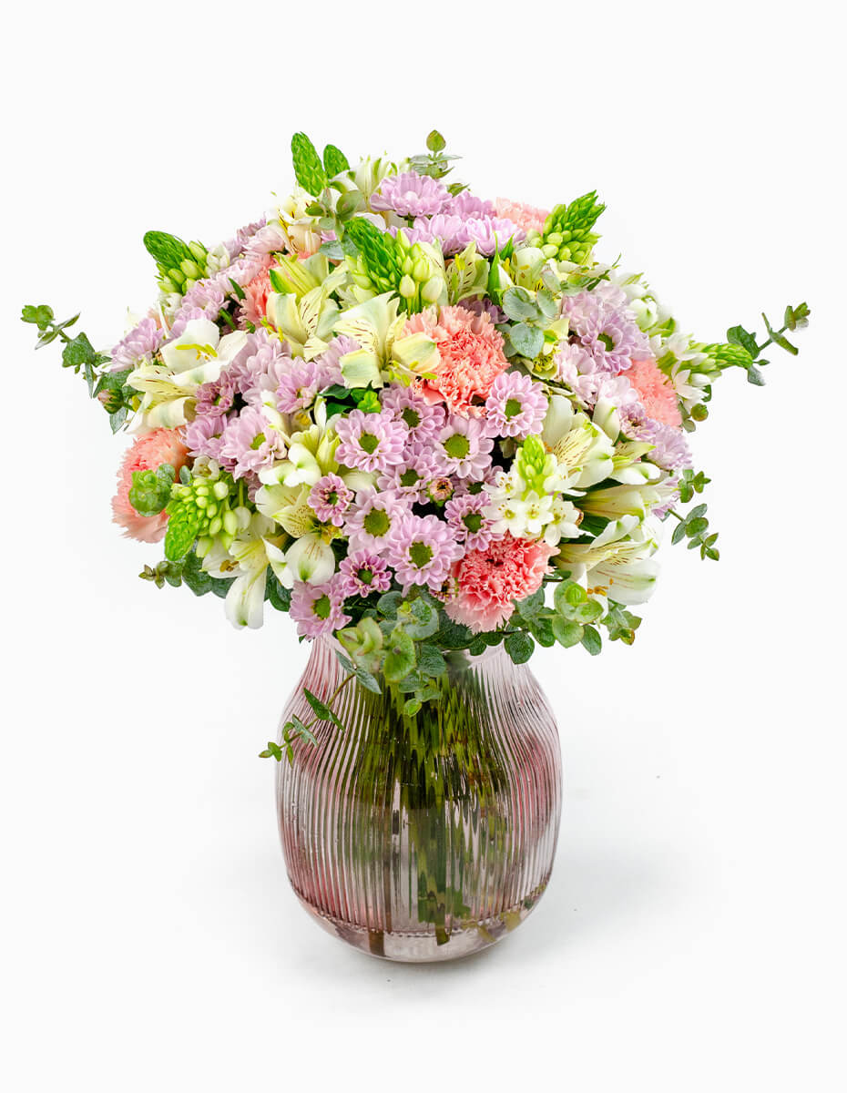 Conjunto de Dalmas Portuguesas, Lírios Brancos e outras flores diversas